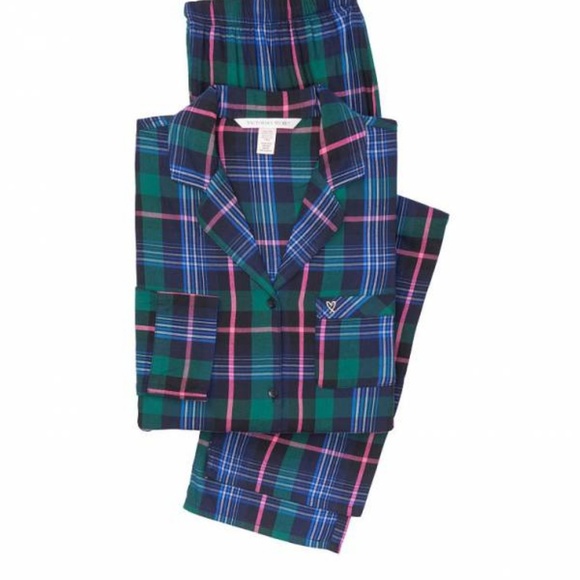 Victoria’s Secret Plaid Flannel PJ NWT Sz Small - Picture 2 of 4